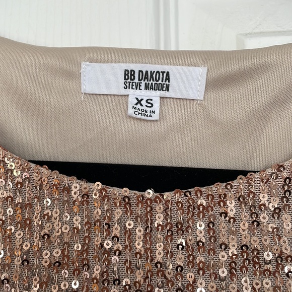 BB Dakota by Steve Madden sequined tunic dress in Blush!!! - Picture 4 of 12